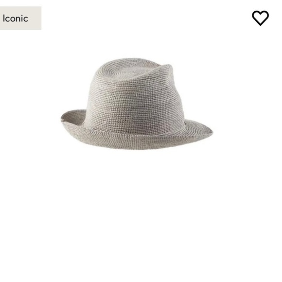 Helen Kaminski 100% raffia grey hat main image 11